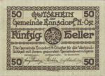 Austria, 50 Heller, FS 178a