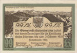 Austria, 99 Heller, FS 200Ic