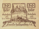 Austria, 50 Heller, FS 361IIa
