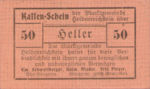 Austria, 50 Heller, FS 360Ic