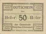 Austria, 50 Heller, FS 365Ib