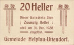 Austria, 20 Heller, FS 365II