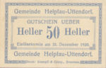 Austria, 50 Heller, FS 365II