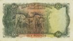 Rhodesia and Nyasaland, 10 Pound, P-0023a v4