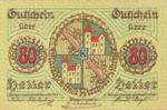 Austria, 80 Heller, FS 445IIa