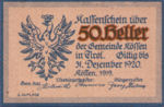 Austria, 50 Heller, FS 468b