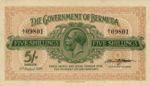 Bermuda, 5 Shilling, P-0003a,B103a