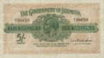 Bermuda, 5 Shilling, P-0003b,B103b