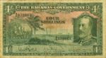 Bahamas, 4 Shilling, P-0005,B105
