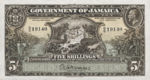 Jamaica, 5 Shilling, P-0032av2,B104b