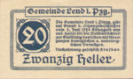 Austria, 20 Heller, FS 511Ia