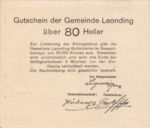 Austria, 80 Heller, FS 513a