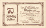 Austria, 70 Heller, FS 641a