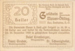 Austria, 20 Heller, FS 599c