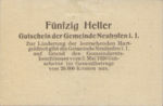 Austria, 50 Heller, FS 652Ia
