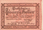 Austria, 20 Heller, FS 663ax