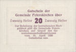Austria, 20 Heller, FS 736bB