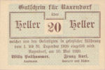 Austria, 20 Heller, FS 824a