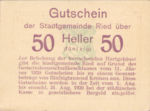 Austria, 50 Heller, FS 834Ib1nt
