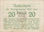Austria, 20 Heller, FS 834Ib3t