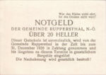 Austria, 20 Heller, FS 854c