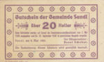 Austria, 20 Heller, FS 874Ia