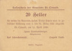 Austria, 20 Heller, FS 915b