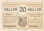 Austria, 20 Heller, FS 951IIb