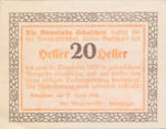 Austria, 20 Heller, FS 952a