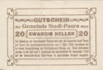 Austria, 20 Heller, FS 1008Ib