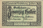 Austria, 20 Heller, FS 1052a