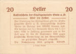 Austria, 20 Heller, FS 1015I.2