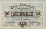 Austria, 50 Heller, FS 1073II