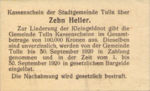 Austria, 10 Heller, FS 1083I.16