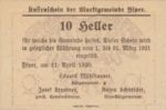 Austria, 10 Heller, FS 1261a