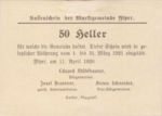 Austria, 50 Heller, FS 1261a