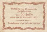 Austria, 20 Heller, FS 1265h