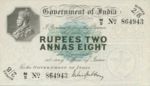 India, 2/8 Rupee/Anna, P-0002v6