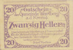 Austria, 20 Heller, FS 1141ax