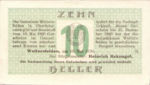 Austria, 10 Heller, FS 1164a