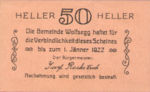 Austria, 50 Heller, FS 1250II
