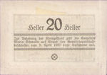 Austria, 20 Heller, FS 587Ia