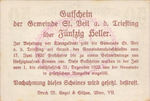 Austria, 50 Heller, FS 943c