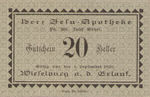 Austria, 20 Heller, FS 1232d