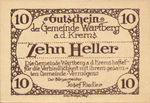 Austria, 10 Heller, FS 1141a