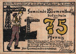 Germany, 75 Pfennig, 123.1a