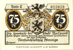 Germany, 75 Pfennig, 69.1a