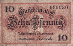 Germany, 10 Pfennig, B64.1c