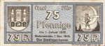 Germany, 75 Pfennig, B71.11c