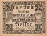 Austria, 20 Heller, FS 226b